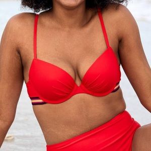 Aerie Scarlet Red Bikini Top